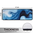 thumbnail image 5 of Kitchen Rugs Sets Of 2,Light Blue Marble Flow Pattern Anti Fatigue Kitchen Mat Rugs Non Slip Washable,Decorative Kitchen Floor Mats for Kitchen,Sink,Laundry,17"x47"+17"x47", 5 of 5