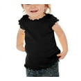 thumbnail image 2 of Kavio Infants Lettuce Edge Scoop Neck Cap Sleeve Top - I1C0252, 2 of 4