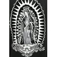 thumbnail image 4 of Victorious Men's Virgin Mary Fleece Pullover Graphic Hoodie JK5092 Black Medium, 4 of 4