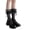 Black Fishnet Ruffle, variant on Benefeet Lace Ruffle Socks for Women & Girls - Fancy Frilly Mesh Sheer Decorated Cute Princess Bride Anklet Socks