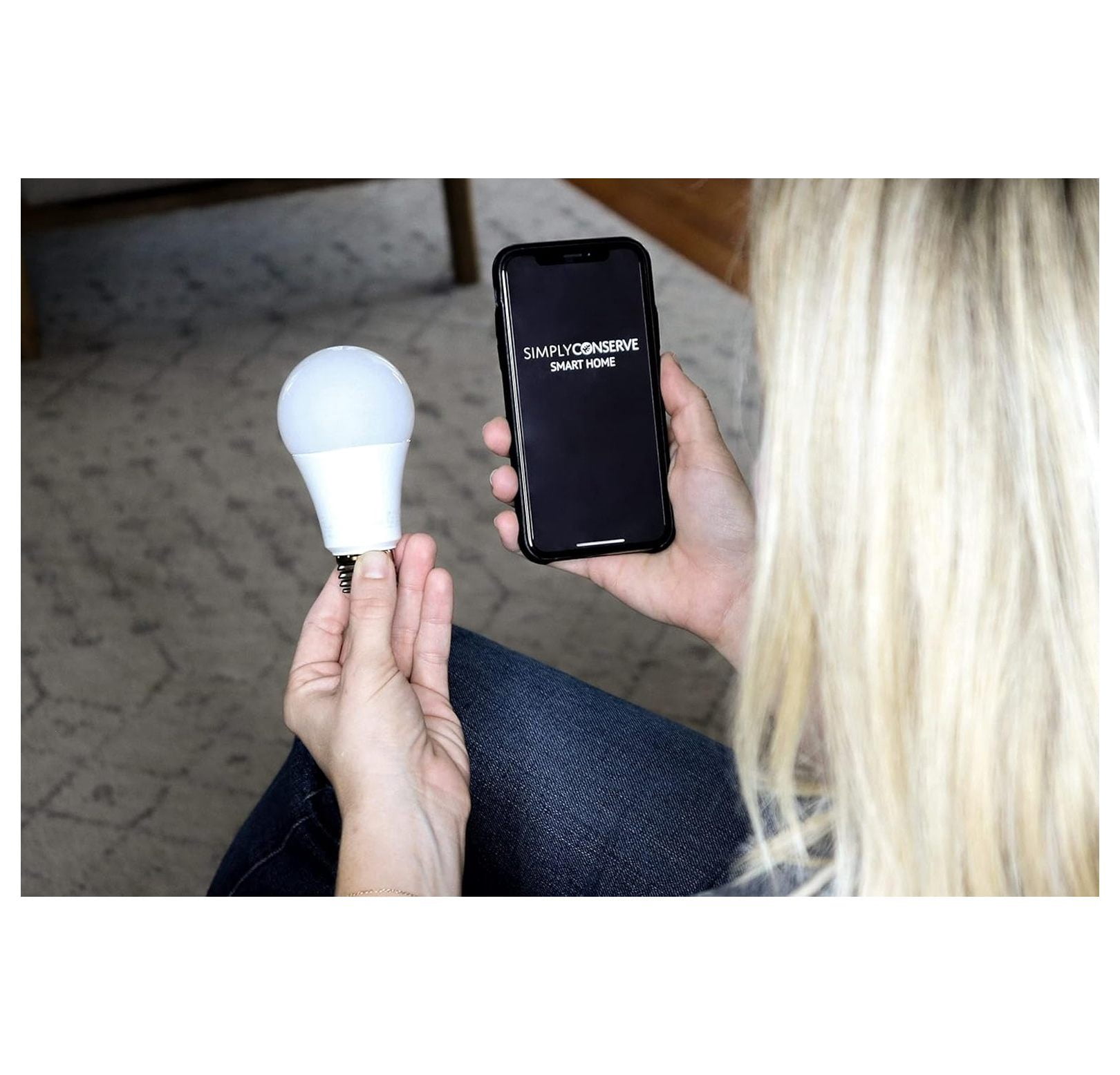 60-Watt Equivalent A19 Energy Smart Bluetooth LED Light Bulb 2700-6500 (K) with E26 Base Color No Hub (8-Pack)