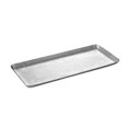 thumbnail image 4 of Bandeja para servir alimentos de acero inoxidable, bandeja plana, plato para servir multiusos, bandeja Rectangular para encimera de baño de restaurant Soledad Bandeja de servicio de madera, 4 of 10
