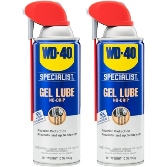WD-40 Specialist No-Drip Gel Lubricant - Corrosion Protection - 2 Pack, 10 oz