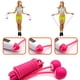 thumbnail image 4 of Inalámbrico Contando Saltar La Cuerda Quema Grasa Gimnasio Interior Pérdida de Peso para Adultos Y Rosa Rosado Baoblaze Cuerda de salto de conteo digital, 4 of 4