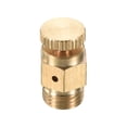 thumbnail image 1 of Unique Bargains Pneumatic Exhaust Valve Repair Replacement Parts Control Device, G1/4 Male, Gold Tone, 1 of 4