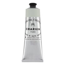 Charvin Professional Artist Quality Oil Paints, Natural Color Themed Hues, Green Gray Dark 150 ml