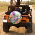 thumbnail image 3 of KAKALAD Bloom Spring 02 Pattern Spare Tire Cover Universal Car Vehicle Tools For Rv SUV Truck Camper Travel Trailer Accessories Buckle 16” Inch, 3 of 6
