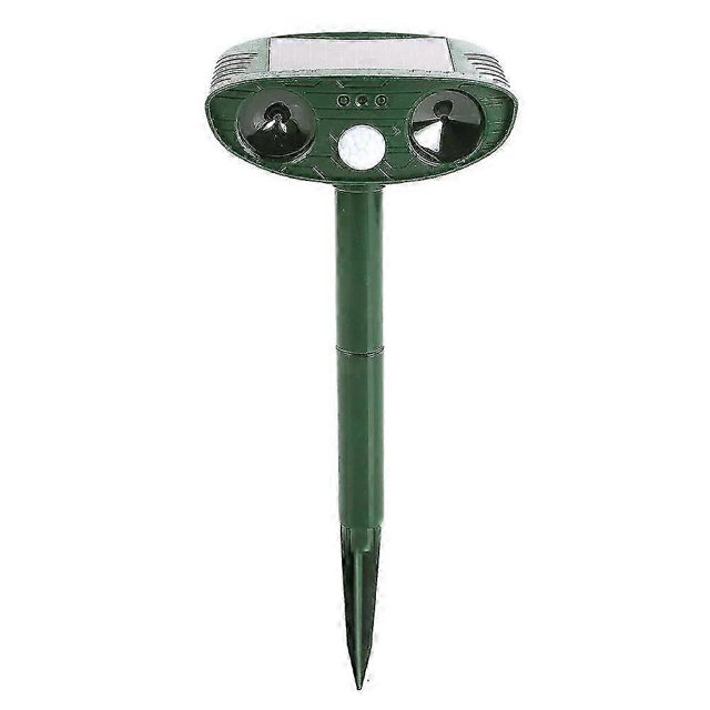 1-3 piezas repelente ultrasónico de animales para gatos y perros, repelente de animales recargable con energía solar para jardín, resistente al agua, para patio de granja, 1 pieza