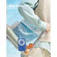 thumbnail image 5 of Aluan Ventilador de mano Mini ventilador potente pequeño ventilador portátil personal velocidad ajustable USB recargable refrigeración para niños niñas mujer hogar oficina viajes, 5 of 5