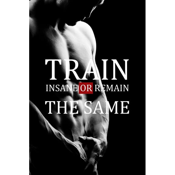 EzPosterPrints - Bodybuilding Men Girl Fitness Workout Quotes Motivational Inspirational Muscle Gym Posters - Wall Art Print for Home Office Gym - MOTIVATION-QUOTE-9 - 18X12 inches