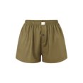 thumbnail image 1 of Honganda Women’s Button Front Plaid Shorts Lounge Shorts Bottoms Boxer Shorts, 1 of 7