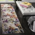 thumbnail image 3 of SAFAVIEH Aria Willoughby Abstract Area Rug, Cream/Rust, 8' x 10', 3 of 7