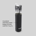 thumbnail image 6 of Bubba Water Bottle, 24 Oz, Stainless Steel, Vacuum Insulated Leakproof, DualSip 2-Way Lid, Office Siren, 6 of 10
