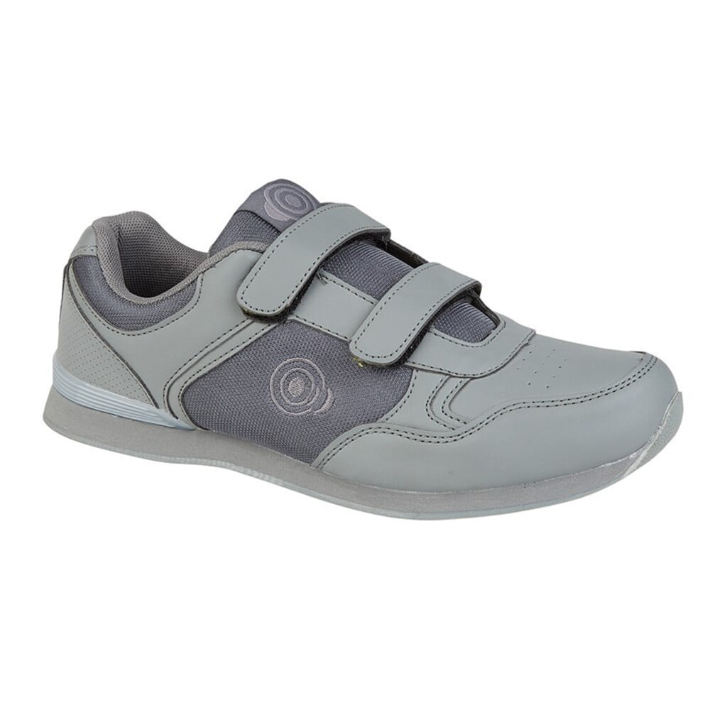 Dek Drive & Jack Mens Bowling Shoes 7 UK, Grey - Velcro