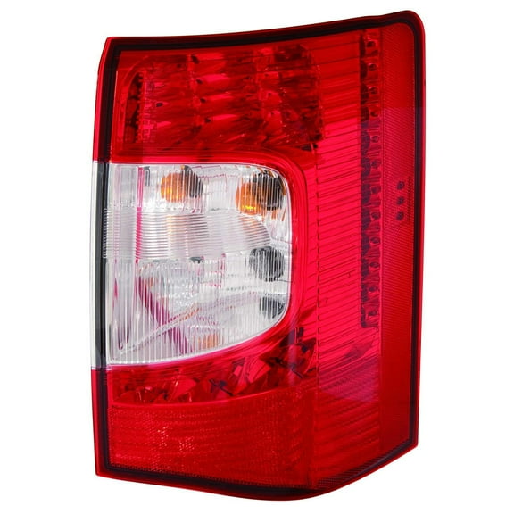New CAPA Certified Standard Replacement Passenger Side Tail Light Assembly, Fits 2011-2016 Chrysler Town & Country
