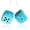 Blue, variant on 2026 New 3 Inch Yellow Fuzzy Plush Dice with Black Dots, Retro Soft Hanging Dice Pair, Universal Automotive Rearview Mirror Pendant, Stylish Car Interior Decor Accessories