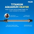 thumbnail image 2 of Titanium Stainless Steel Aquarium Heater Digital Display Submersible Fish Tank Heater with Temperature Controller Adjustable Thermostat for Freshwater and Saltwater Tanks (200W For 30-65 Gallon), 2 of 5