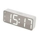 thumbnail image 4 of Reloj despertador digital Reloj digital Escritorio Brillo ajustable Posponer Reloj LED blanco, 4 of 9