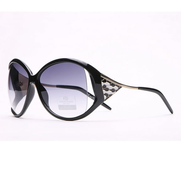 Dasein Feminine Fashion Oversized Sunglasses with Pop Out Mosaic Design
