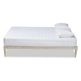 thumbnail image 2 of Bowery Hill Queen Size White Finished Wood Platform Bed Frame, 2 of 9