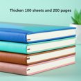 thumbnail image 3 of justharion Paper Notepad Binder Notebook Note Thicken Design Compact Size Office Supplies Sweet Gift Study Diary Pocketbook Green, 3 of 9
