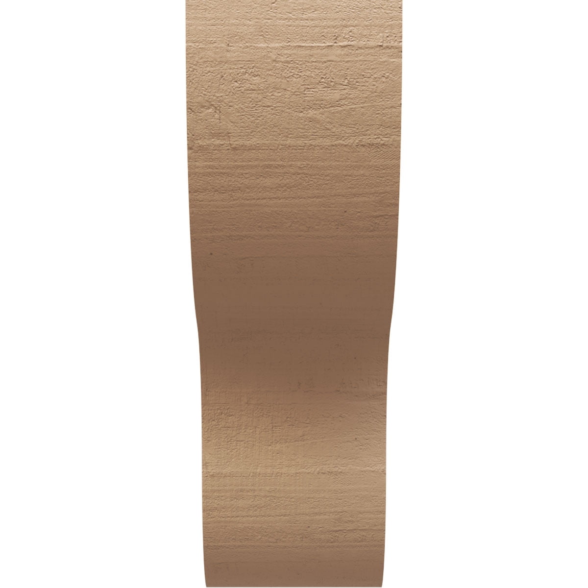 4"W x 8"D x 12"H Classic Greensboro Rough Cedar Woodgrain TimberThane Corbel, Primed Tan