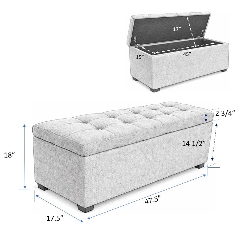 Sanford Living Esplanade Bed Bench, Velvet Leopard