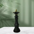 thumbnail image 4 of 2pcs Modern Chess Pieces Statue Sculpture Decorative Chessmen Ornament Figurine Photo Props Collectible Office Decor Crafts (Black, White) Queen, 4 of 8