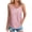 Pink, variant on Women Sequins Tank Tops Sparkly V-Neck Sleeveless Casual Loose Party Vacation Beach Summer Tops, Light Blue M