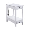 thumbnail image 3 of White Finish - 2 Drawers & Open Shelf for Storage - Nursery Side - Safe and Functional, 3 of 3