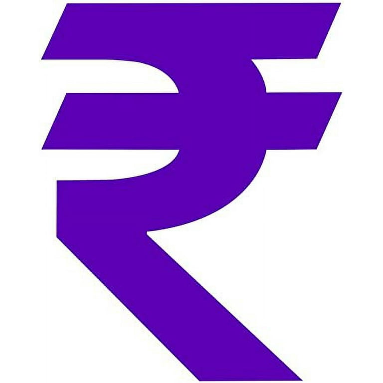 SAI DECORATIVE Indian Rupee Currency Sign Self Inking Rubber Stamp