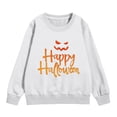 thumbnail image 1 of PMVFHDE Liquidation Chandail en Molleton pour Enfants, Chandail en Molleton Imprimé pour Tout-Petits, Manches Longues, Col Rond, Automne, Décontracté, Blanc, 120, 1 of 3