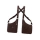 thumbnail image 4 of Bolso de hombro con doble axila, práctico y elegante, de piel sintética con bolsillo para senderismo. Marrón oscuro, 4 of 7