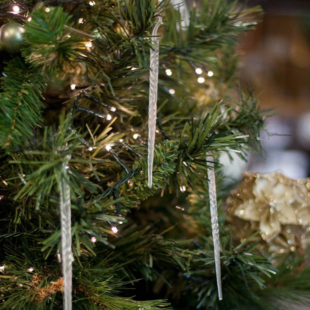 Gingerbread Faces Glitter Plastic Christmas Tree Ornaments Home Decor 4.5" 4 