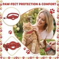 thumbnail image 4 of Cat Collar with Airtag Holder | Breakaway Cat Collar with Bell, Reflective Cat Collar for Tracking, Red Collars for Cats, 4 of 6