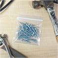 thumbnail image 3 of Plymor 4" x 4" (Pack of 200), 4 Mil Heavy Duty Zipper Reclosable Plastic Bags, 3 of 5