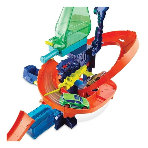 Pista de Juguete Hot Wheels City Color Shifters Laboratorio