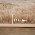 thumbnail image 2 of Ameha Shaggy Rug 6x9ft Ultra Soft Comfy Large Fluffy Rugs Non-Slip For Teen Adults Apartment Bedroom Home Decor Tye Dye Brown, 2 of 10