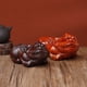 thumbnail image 2 of A pair of ebony Pixiu wood carvings, auspicious solid wood home decor for living rooms, perfect as a gift for shop openings., 2 of 4