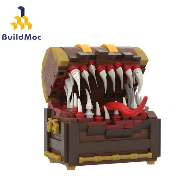 Creative Game Series Treasure Box Monster Building Block Toys Compatible with Lego Building Blocks