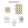 thumbnail image 7 of Cute Ladybugs Kitchen Dish Towels for Drying Dishes Set of 2, Spring Botanical Leaves Green Waffle Weave Microfiber Hand Tea Bathroom Towels Quick Dry & Absorbent Towel 12x12, 7 of 7