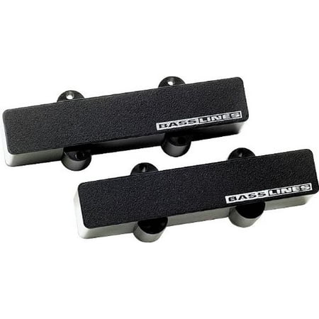 Fender Jaguar Bass Sunburst - Basslines AJJ-1 Pro-active Replacement Pickups for Fender J Bass
