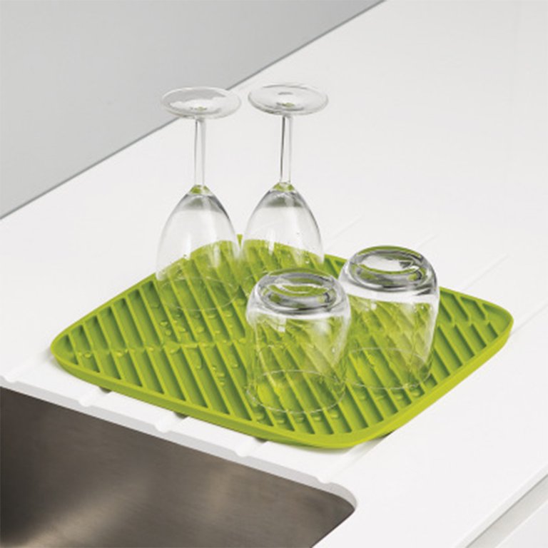 Kitchen Draining Board Sink, Silicone Storage Mat Dish Drainer for