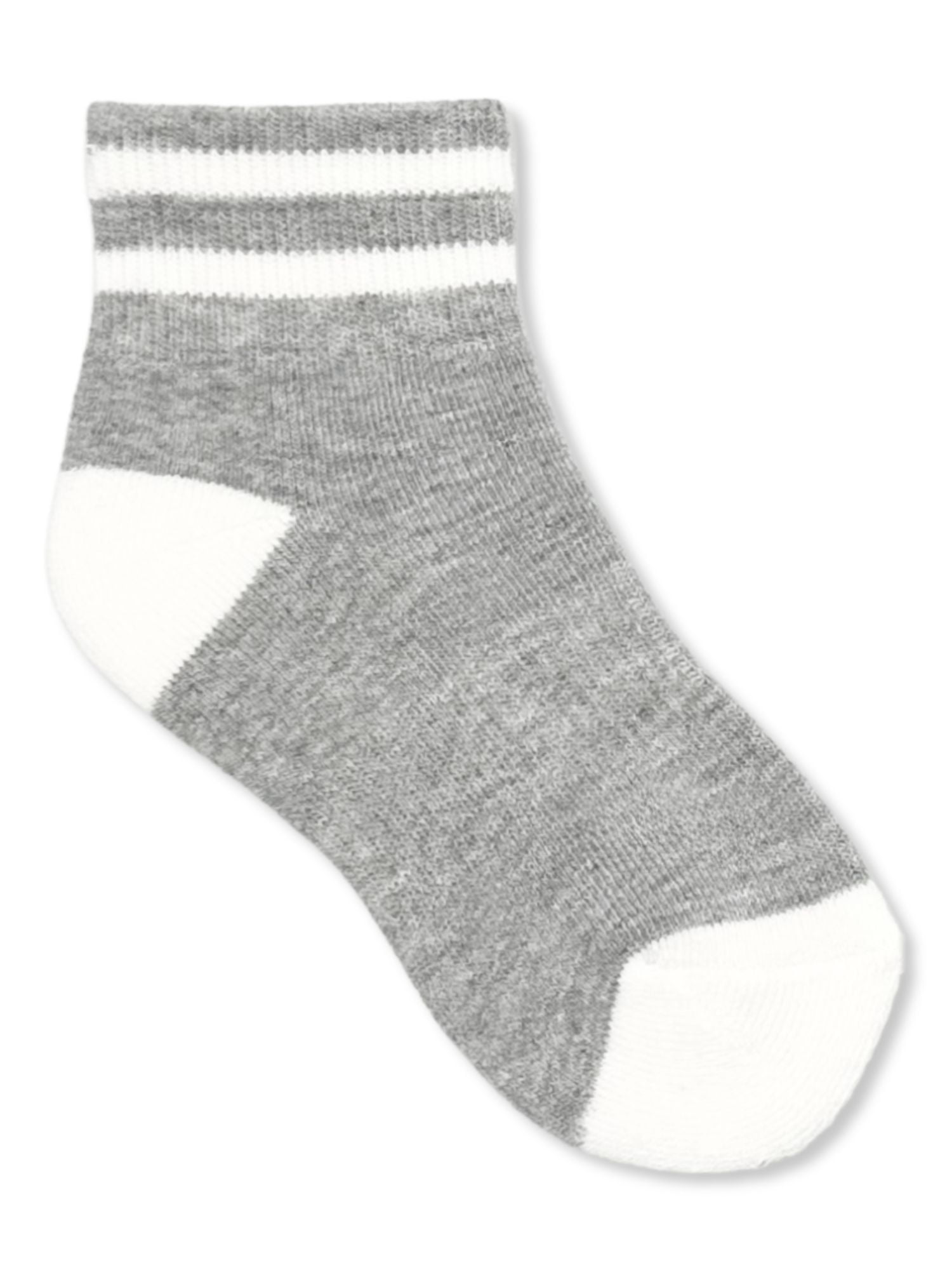Wonder Nation Boys Sport Ankle Socks, 6-Pack, Sizes S-L