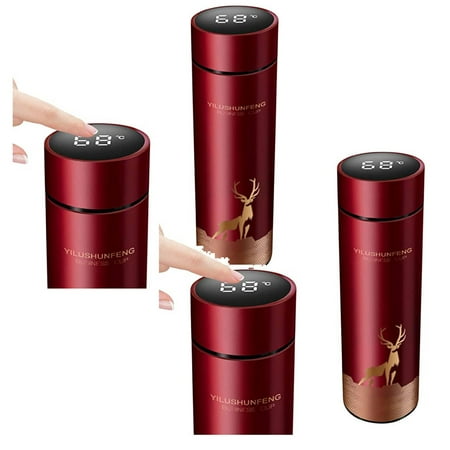 

Water Glasses 500ML Thermosflasche Intelligente Temperaturanzeige Flasche Smart Coffee Cup