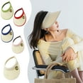 thumbnail image 2 of Taotanxi Summer Sun-shading Sun Hat Outdoor Riding UV Anti-ultraviolet Hollow Top Sun Hat, 2 of 6