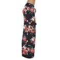 thumbnail image 4 of Edvintorg Pants For Women Trendy High Waist Wide Leg Pants Flowers Casual Pants Trousers Pocket Vintage Clothing On Clearance, 4 of 6