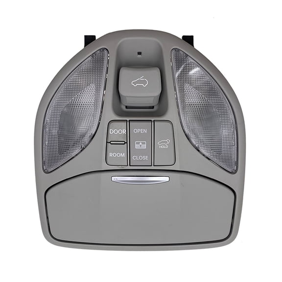 Overhead Dome Console with Map Reading Light Sunroof Switches Storage Box for Hyundai Santafe DM IX45, Auto Parts OEM: 92800-B8100OM-light grey