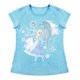 thumbnail image 1 of Playera Para Niña Disney Frozen Cuello Redondo Manga Corta Talla 8 Azul Cielo, 1 of 2