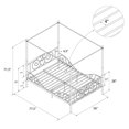 thumbnail image 3 of Canopy Metal Bed, 3 of 9